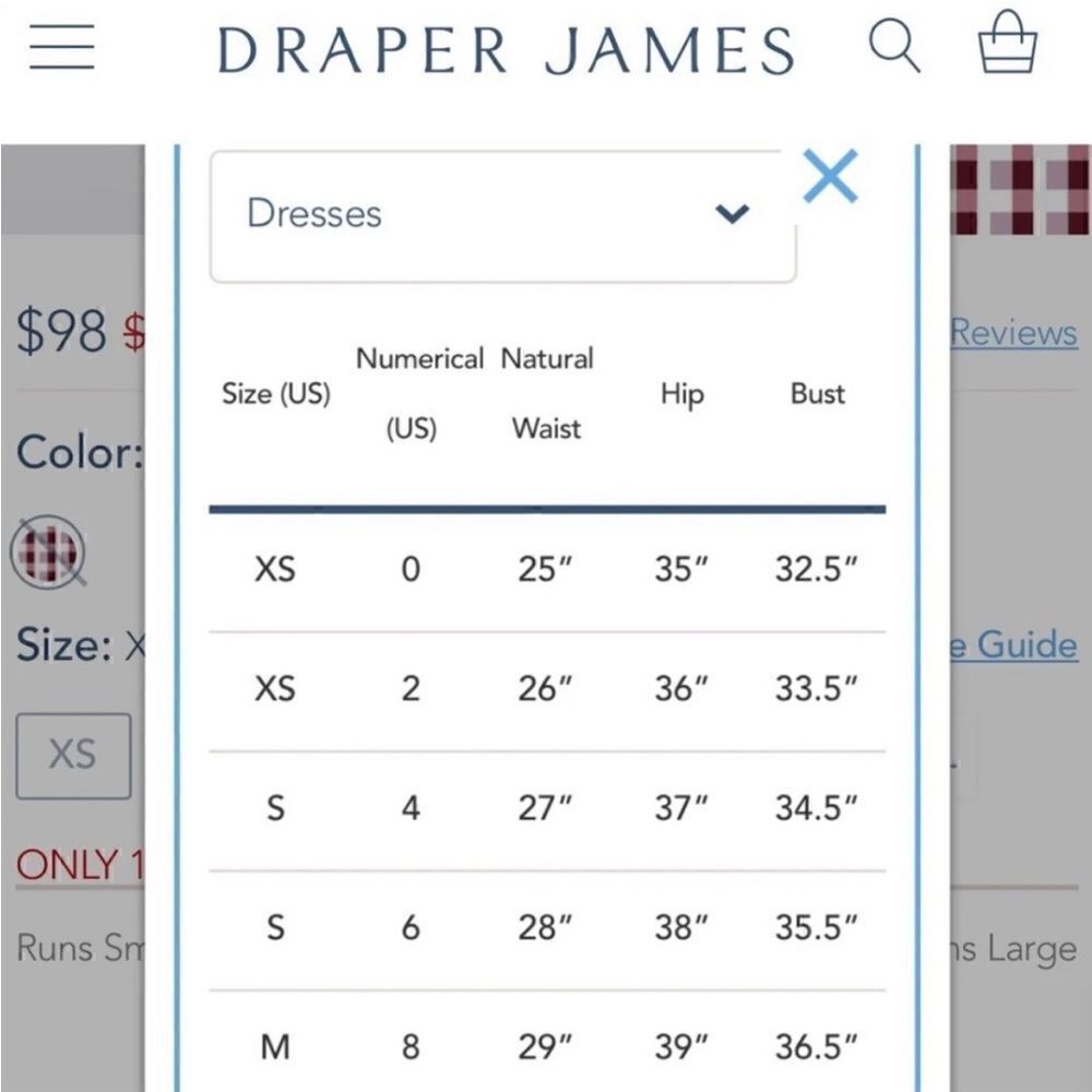 Draper James Gingham Keyhole Midi Dress NWT - Picture 14 of 15